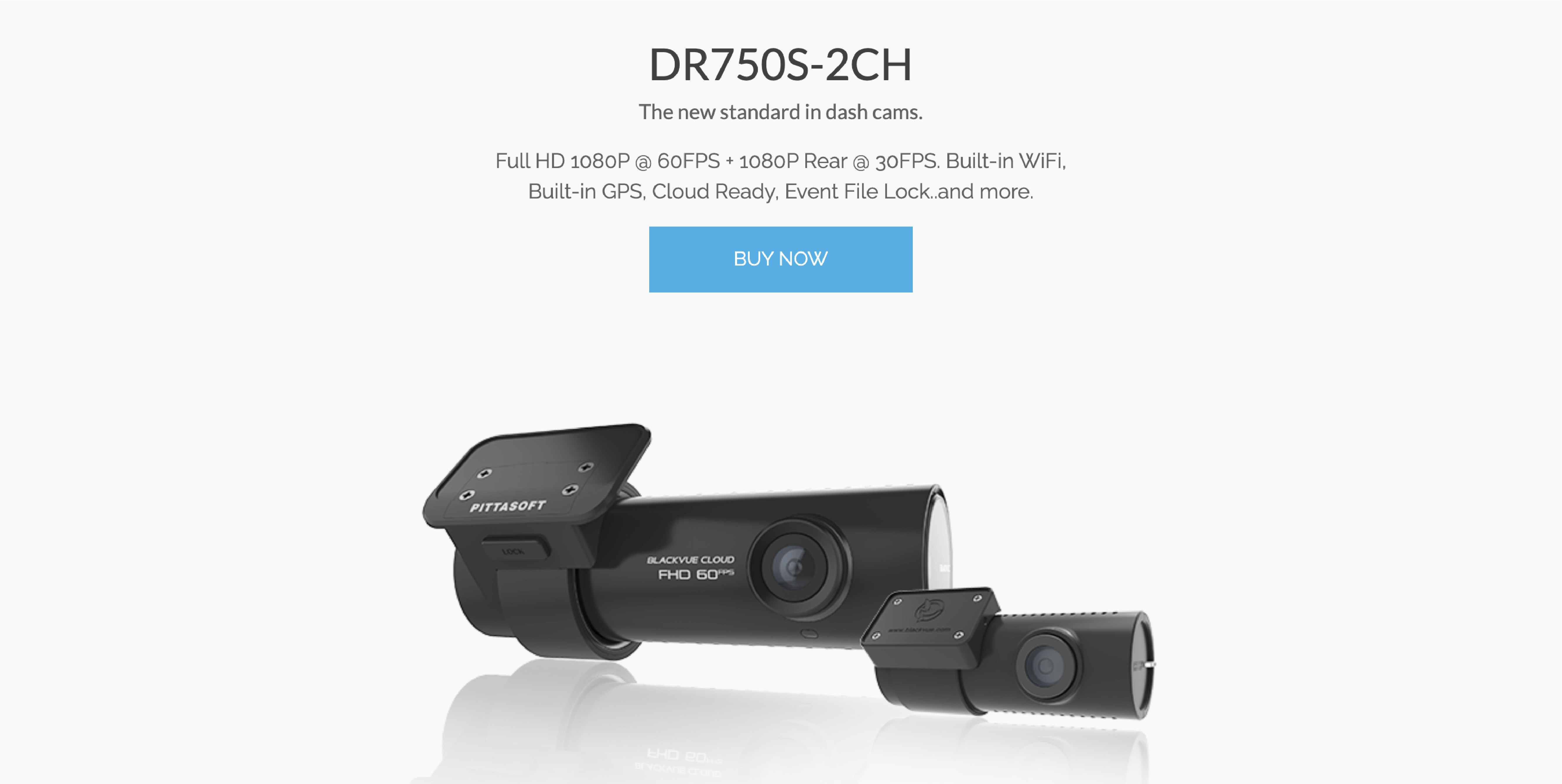 Blackvue DR750S-2CH Dash Cam Full HD 16/32/64/128/256GB with POWER MAGIC PRO