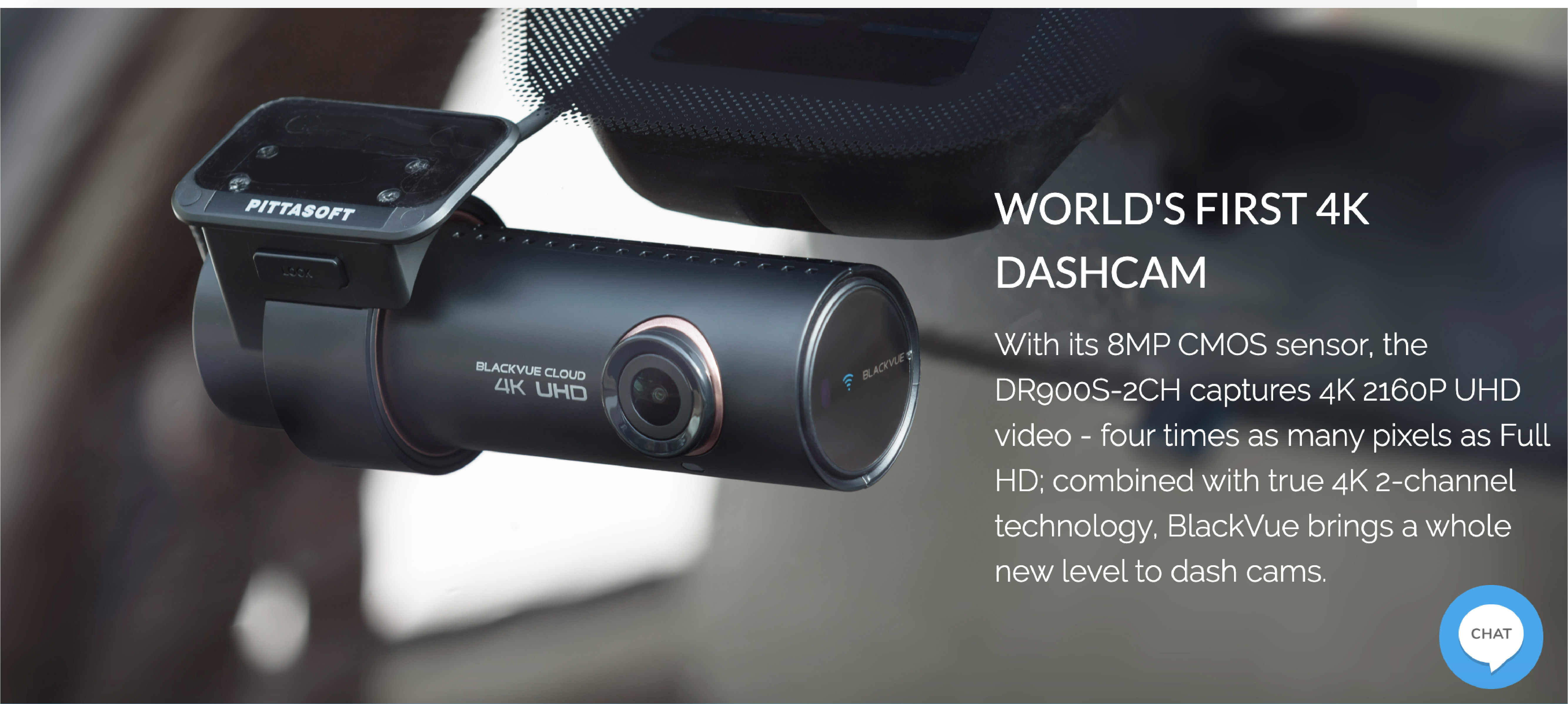 BlackVue DR900S-1CH Dual Full HD Dash Cam w/ Power Magic Pro 16/32/64/128/256Gb
