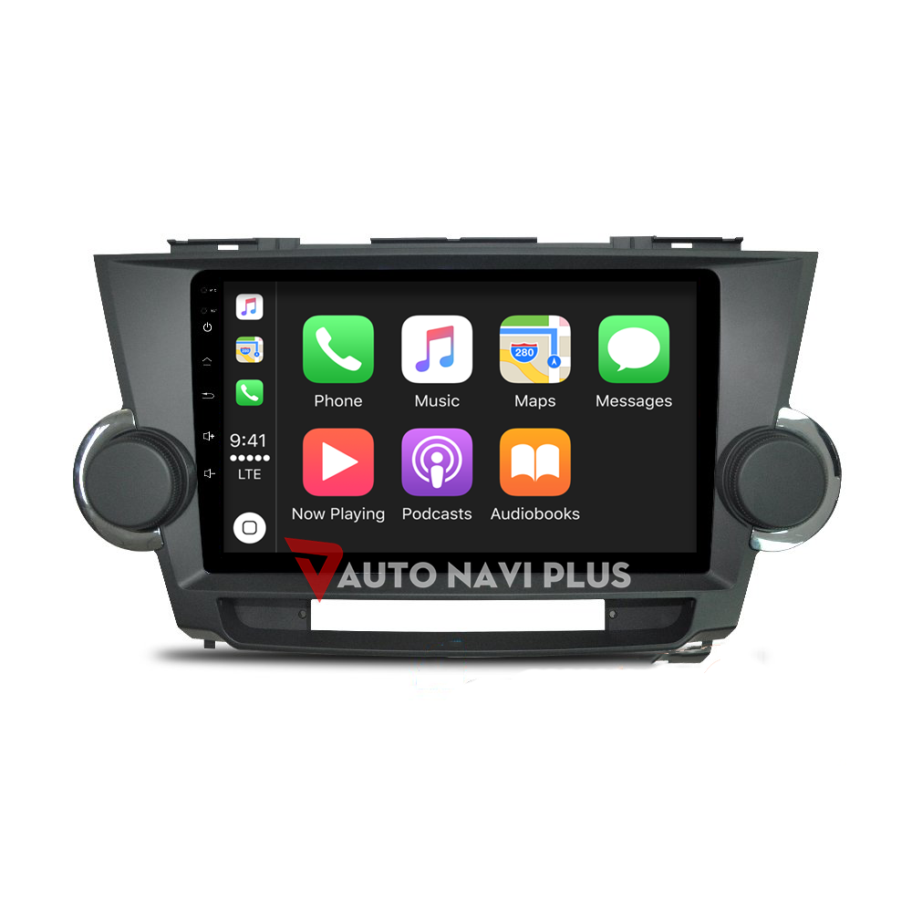 Autoradio Mit Navi Auto Player Radio Autoradio Bluetooth Navigations GPS Für Toyota Highlander 2014-2018 Auto Zubehör Einfügen Und Verwenden Car Video Player Carplay Player 