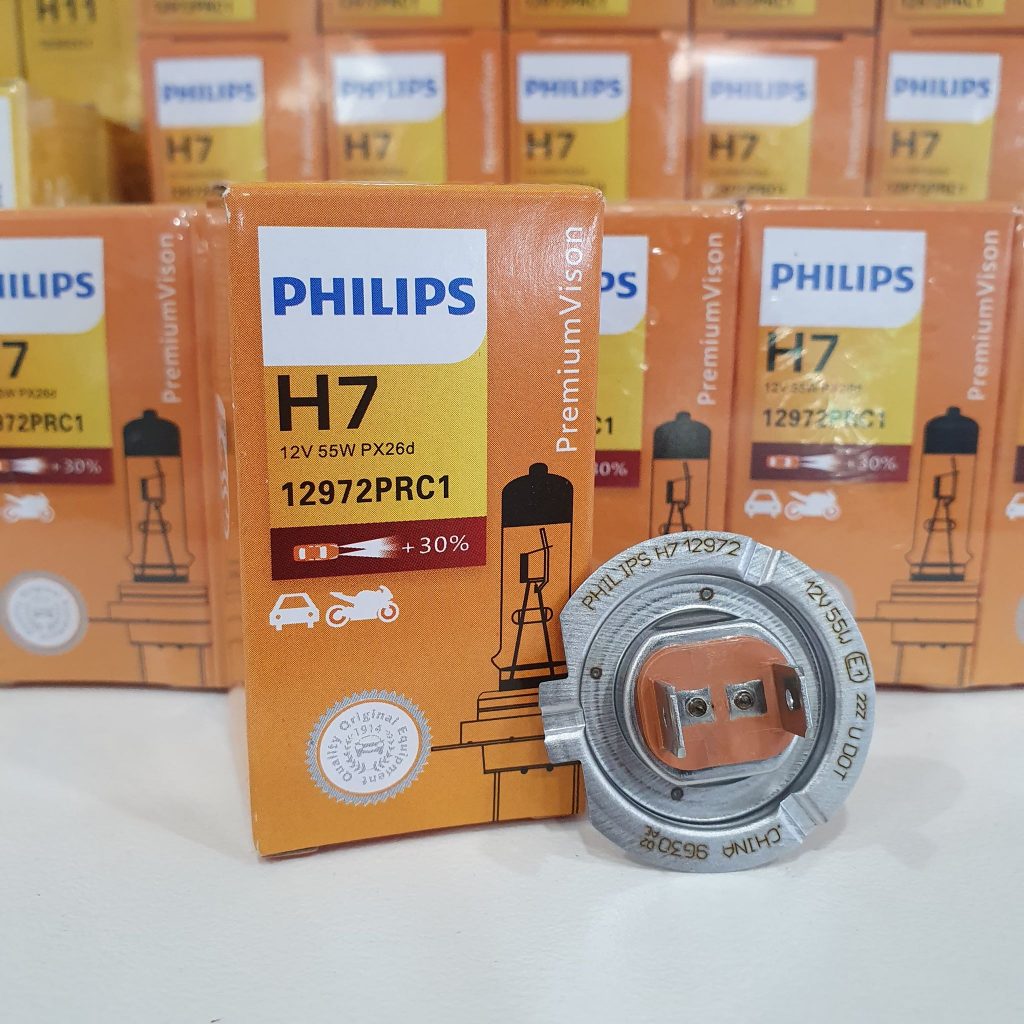 PHILIPS H7 Standard 12V 55W 12972PRC1 - Car Spares & Auto Parts